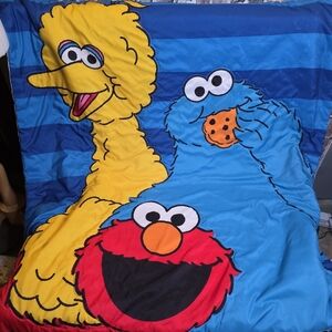 Retro Reversible Sesame Street Quilt